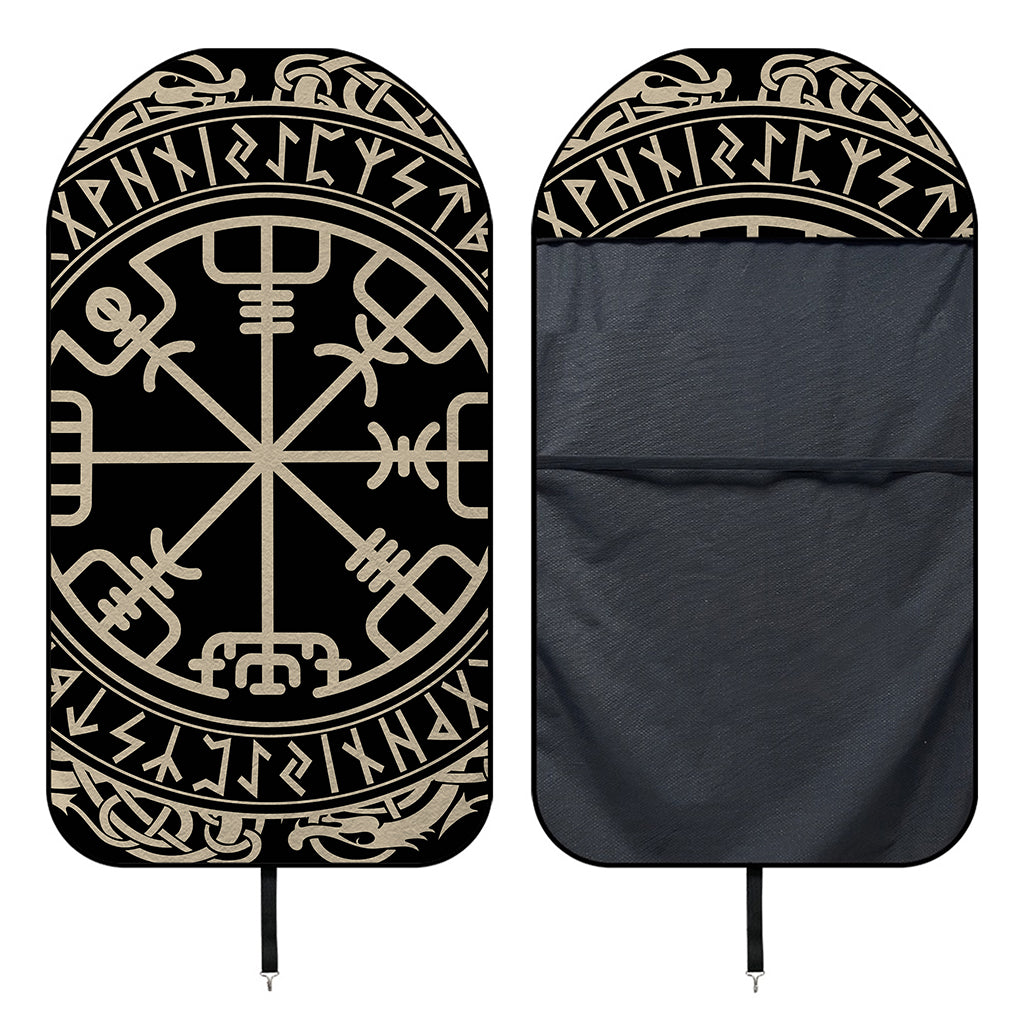 Viking Vegvisir Print Waterproof Car Seat Cover