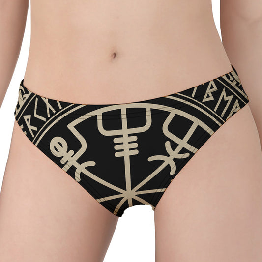 Viking Vegvisir Print Women's Panties