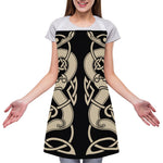 Viking Wolves Symbol Print Adjustable Apron