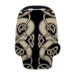 Viking Wolves Symbol Print Baby Seat Cover