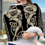 Viking Wolves Symbol Print Baby Seat Cover