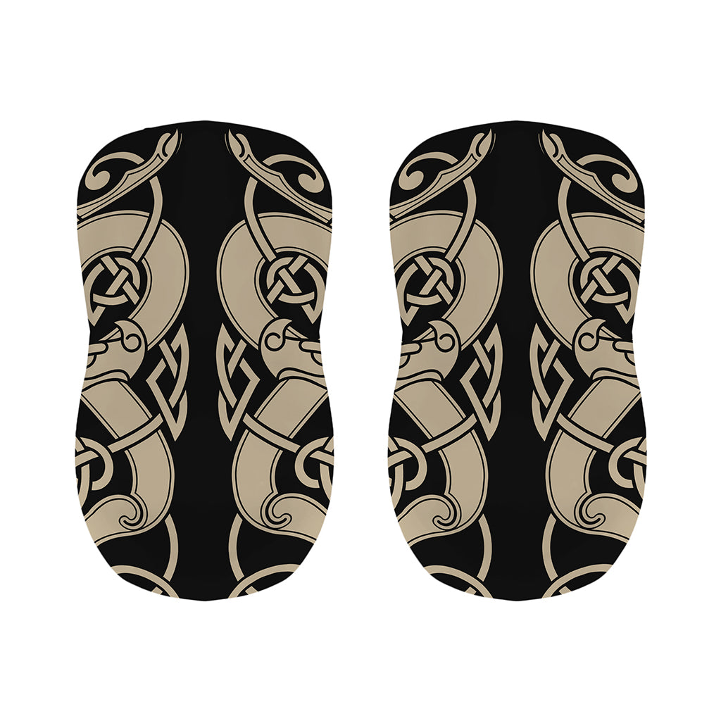 Viking Wolves Symbol Print Bar Stool Covers