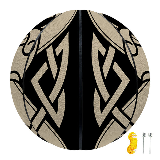 Viking Wolves Symbol Print Basketball