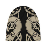 Viking Wolves Symbol Print Beanie