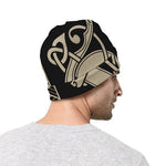 Viking Wolves Symbol Print Beanie
