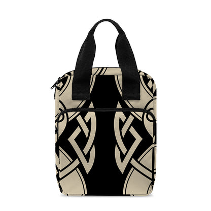Viking Wolves Symbol Print Bible Tote Bag