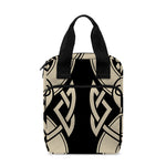 Viking Wolves Symbol Print Bible Tote Bag