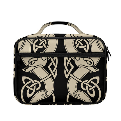Viking Wolves Symbol Print Briefcase Bible Bag