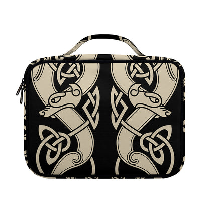 Viking Wolves Symbol Print Briefcase Bible Bag