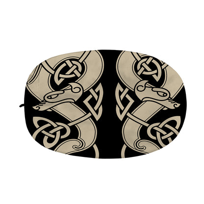 Viking Wolves Symbol Print Car Side Mirror Covers