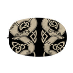 Viking Wolves Symbol Print Car Side Mirror Covers