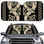 Viking Wolves Symbol Print Car Windshield Sun Shade