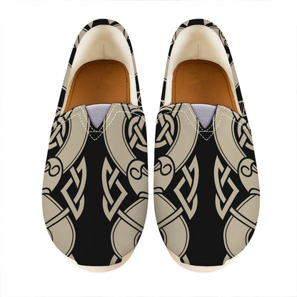 Viking Wolves Symbol Print Casual Shoes