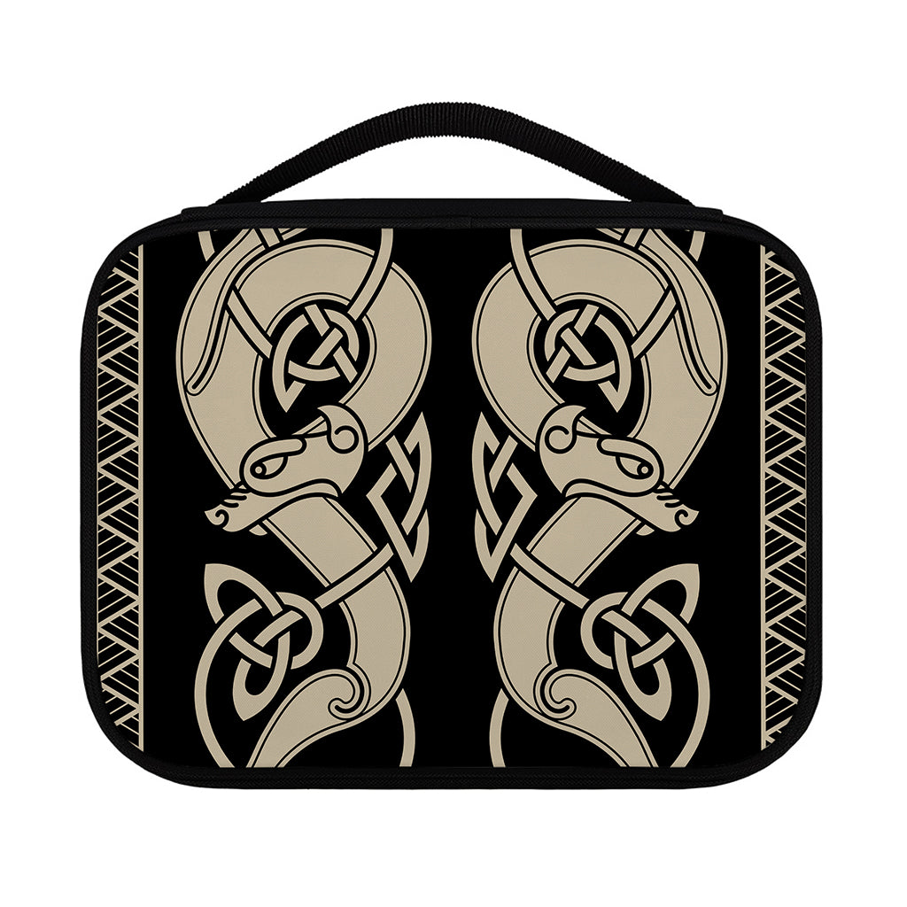 Viking Wolves Symbol Print Classic Bible Case
