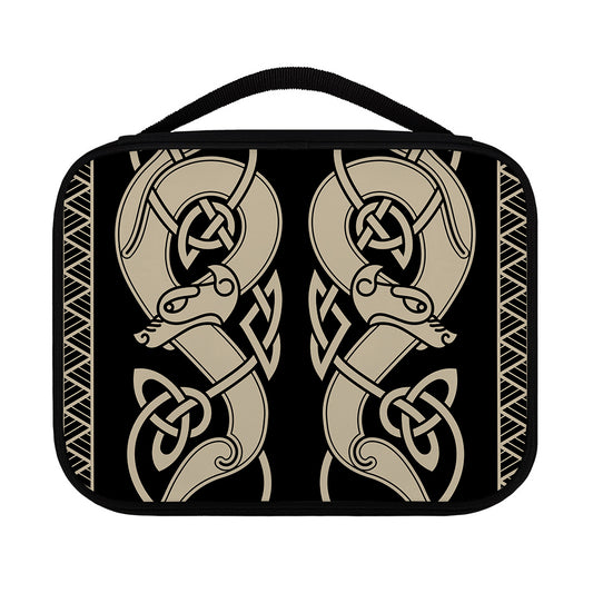 Viking Wolves Symbol Print Classic Bible Case