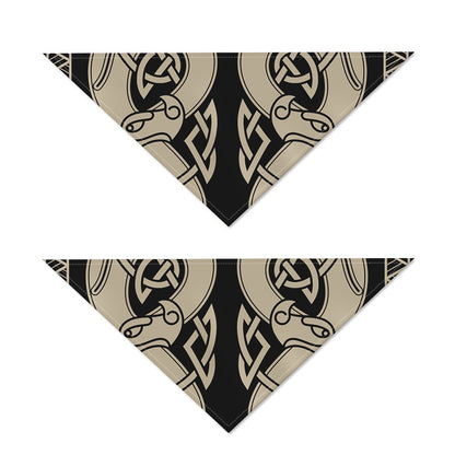 Viking Wolves Symbol Print Dog Bandana