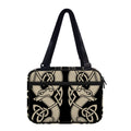 Viking Wolves Symbol Print Double Strap Bible Bag