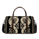 Viking Wolves Symbol Print Duffle Bag