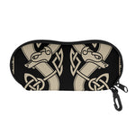 Viking Wolves Symbol Print Glasses Case