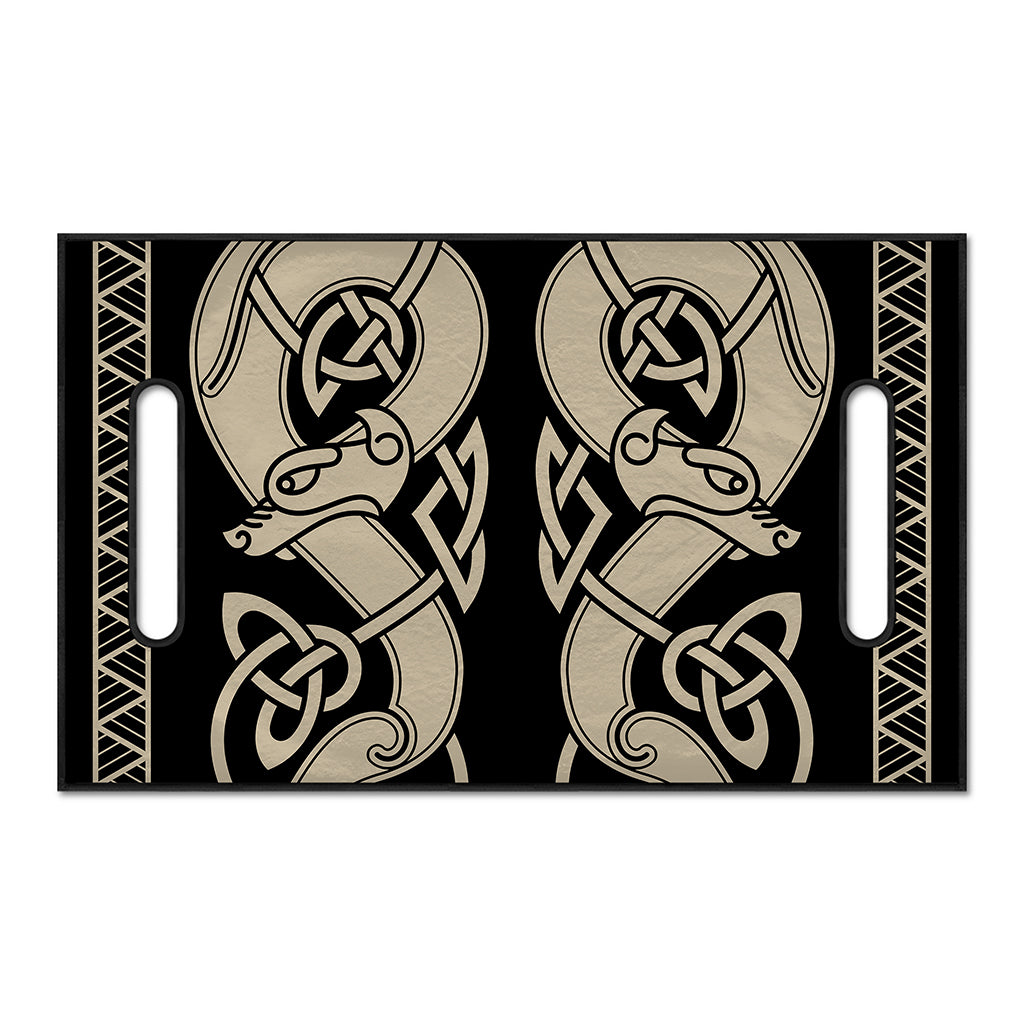 Viking Wolves Symbol Print Golf Cart Seat Cover