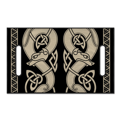 Viking Wolves Symbol Print Golf Cart Seat Cover