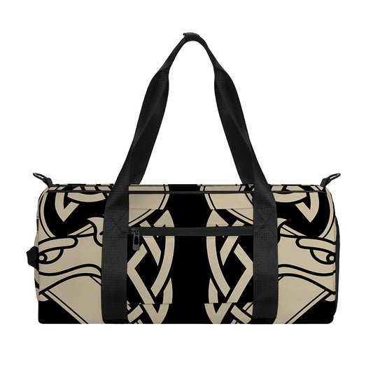 Viking Wolves Symbol Print Gym Bag