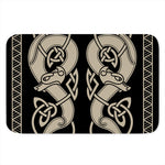 Viking Wolves Symbol Print Indoor Door Mat