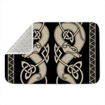 Viking Wolves Symbol Print Indoor Door Mat
