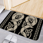 Viking Wolves Symbol Print Indoor Door Mat