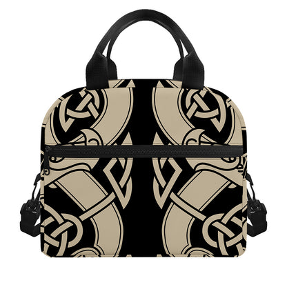 Viking Wolves Symbol Print Insulated Lunch Bag