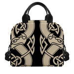 Viking Wolves Symbol Print Insulated Lunch Bag