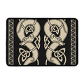 Viking Wolves Symbol Print Kitchen Mat
