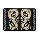 Viking Wolves Symbol Print Kitchen Mat