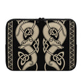 Viking Wolves Symbol Print Laptop Sleeve