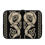 Viking Wolves Symbol Print Laptop Sleeve