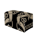 Viking Wolves Symbol Print Leather Tissue Box Cover