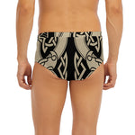 Viking Wolves Symbol Print Men's Briefs