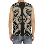 Viking Wolves Symbol Print Men's Fitness Tank Top