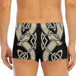 Viking Wolves Symbol Print Men's Short Boxer Briefs