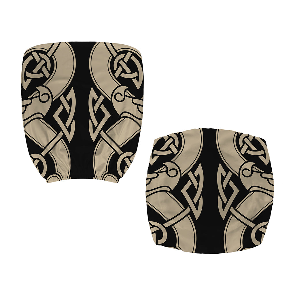 Viking Wolves Symbol Print Office Chair Cover