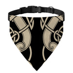 Viking Wolves Symbol Print Over The Collar Dog Bandana