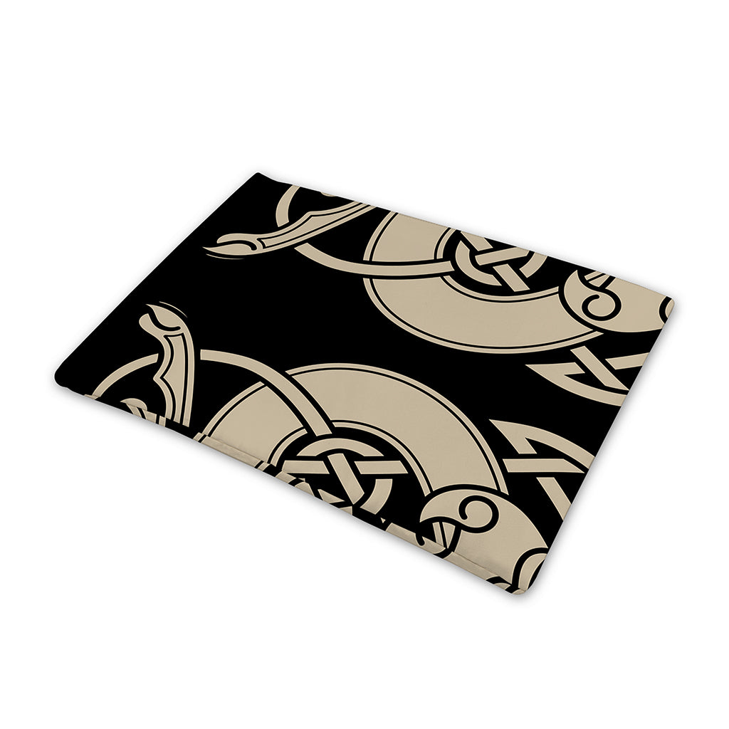 Viking Wolves Symbol Print Pet Cooling Mat Cover