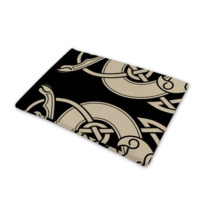 Viking Wolves Symbol Print Pet Cooling Mat Cover
