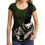Viking Wolves Symbol Print Pet Sling Carrier