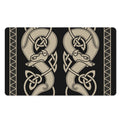 Viking Wolves Symbol Print Polyester Doormat
