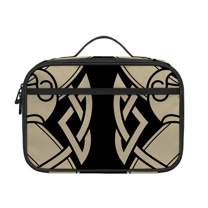 Viking Wolves Symbol Print Portable Lunch Bag