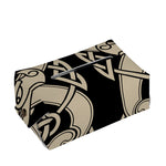 Viking Wolves Symbol Print Rectangle Tissue Box Cover