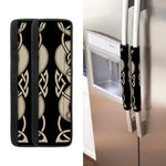 Viking Wolves Symbol Print Refrigerator Handle Covers