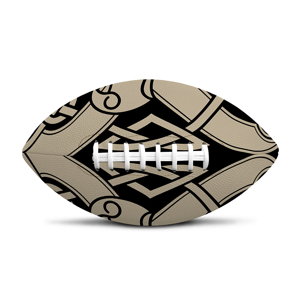 Viking Wolves Symbol Print Rugby Ball