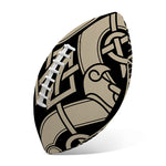 Viking Wolves Symbol Print Rugby Ball